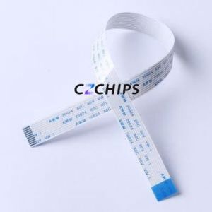 FC-1.0A-10P-250mm FFC Cable (Flexible Flat Cable) P=1mm Connector 10P 1mm 0.3mm Reverse - Product Image 1