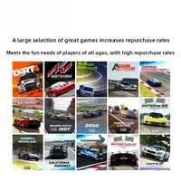 Simulateur de course VR six axes, console de jeu VR tout-en-un, équipement de terrain de jeu pour enfants, machine d'arcade