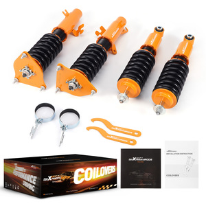 Ammortizzatori a Ghiera Regolabili MaXpeedingrods per MINI R50 R53 Cooper S Works <span class=keywords><strong>One</strong></span> <span class=keywords><strong>D</strong></span> 2001-2006 Trazione Anteriore - Product Image 2