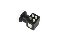 Récepteur satellite numérique quad YHQ8A à gain élevé, double sortie, bande Ku, étanche