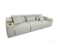Motorisierte Sofa-Sessel-Sektionen, Relaxsessel, Möbel für das Wohnzimmer, PU-Villa, elektrisches Schiebe-Schlafsofa, verstellbare Mehrsitzer