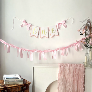Guirlande de fleurs en tissu pour décoration murale, pour Thanksgiving, Halloween, Noël, Pâques, la Saint-Valentin, les fêtes et les baptêmes de bébé - Product Image 4