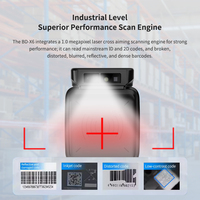 Escáner de código de barras PDA resistente Inventario de PDA de mano Terminal móvil Android PDA UHF Lector RFID BDX6