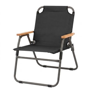 Chaise pliante Kermit extra large en fer avec accoudoirs, mobilier d'extérieur pour <span class=keywords><strong>camping</strong></span>, plage, pique-nique, pêche - Offre Spéciale - Product Image 1