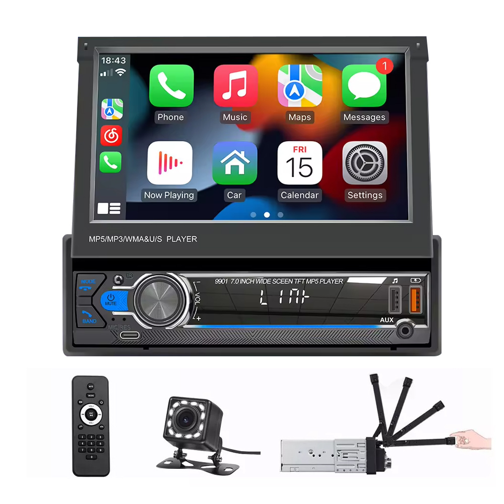 Mit Dab Android 13 7 Autoradio 1din Mp5 Gps Navi Carplay
