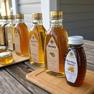 Wholesale Custom Design Adhesive <strong>Labels</strong> Waterproof Vinyl Paper Durable <strong>Printing</strong> for Honey Jars <strong>Bottles</strong> Bulk Order-Min. 500pcs - Product Image 3