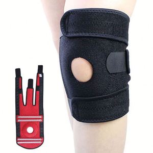 Rodillera de neopreno con correa ajustable y rótula abierta para alivio del dolor de artritis y recuperación de lesiones - Product Image 2