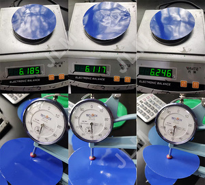 Bâche de protection ignifuge pour soudeurs, bâche robuste de 20 x 30 pieds en vinyle enduit de PVC en rouleau - Product Image 4