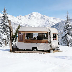 Chariot alimentaire mobile multi-étagères, commercial, direct usine, pour marché nocturne, stand de rue, stockage, vente de snacks et de traiteur - Product Image 3