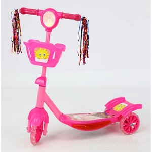 Childrens Scooter 3 Wheel Height Adjustable With Basket For 2-6 Years Old Kids Blue - Product Image 4