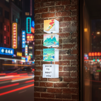 Boîte lumineuse en acrylique, éclairée sur toute la surface, panneau LED, boîte LED