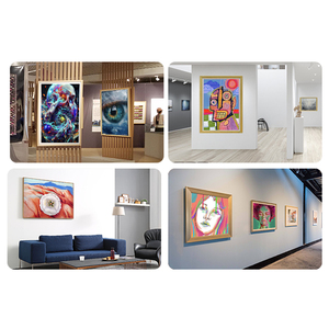 Écran Lcd mural en toile numérique, 98 pouces, Nft, fabricant d'usine, vente en gros, écran Lcd mural, Wifi, <span class=keywords><strong>cadre</strong></span> Photo numérique, <span class=keywords><strong>cadre</strong></span> d'art - Product Image 6