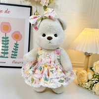 Vente directe d'usine, nouveau costume de remplacement pour poupée en peluche Lina Knuckle Bear de 30 cm