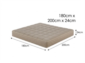 Fabrika Çıkışı Hipoalerjenik Cep Yaylı Yatak Çoklu Boyutlar (Tek Kişilik/Çift Kişilik/King/Full) Ev Otel Okul ve Hastane İçin - Product Image 6