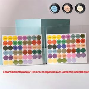 Etiquetas impermeables de aceites esenciales <span class=keywords><strong>doTERRA</strong></span>, pegatinas de tapa de botella adhesivas de vinilo de 13mm, tamaño de papel para perfume A4, champú, pasta de dientes - Product Image 2