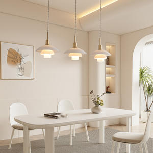 Lustre <span class=keywords><strong>Taiwo</strong></span> Restaurants Creamstyle, une lampe de table de bar longue, populaire, élégante, simple, chaleureuse et romantique - Product Image 2