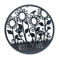 Palmier métal décoration murale Radha Krishna Ayatul Kursi métal islamique Design moderne plat cintre minimaliste décoration murale métal