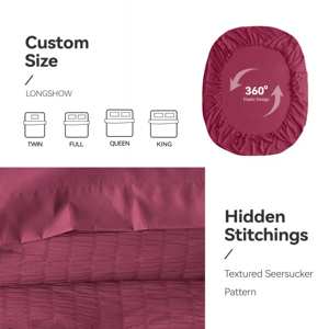 Juego de Ropa de Cama de Tamaño Queen de Diseño Nuevo, 3 Piezas, Funda de Edredón para Todas las Temporadas con Funda de Almohada - Product Image 6