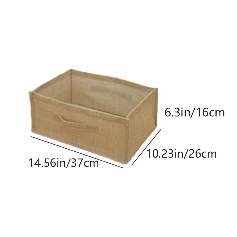 ตะกร้าใส่ของปอกระเจาขนาดเล็ก