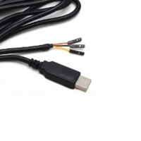 Yedek USB UART 3.3V TTL mantık seviyesi ahududu Pi uyumlu uçan yol açar USB 5v TTL kablosu için UART indir kablosu