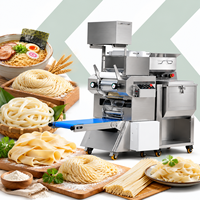 Machine à nouilles automatique de style japonais KONBRIT, laminoir à pâte, capacité 80-100 kg/h, en acier inoxydable, pour ramen, udon, pâtes