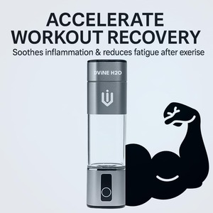 La combinación más vendida de 2 botellas de agua generadoras ricas en hidrógeno para el bienestar y la forma física disponibles a un precio razonable - Product Image 5