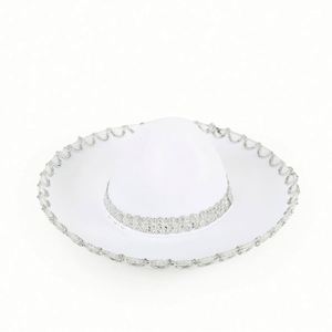 Wholesale Bulk Stock Western Style <b>Cowboy</b> Hats Wide Brim Felt Fedora Party Hats Round <b>Top</b> <b>Cowboy</b> Fedora Hats - Product Image 5