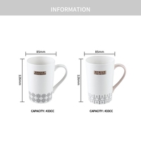 Tasse En Gros Offre Spéciale Blanc de luxe en porcelaine fine tasse Fabriqué En Chine