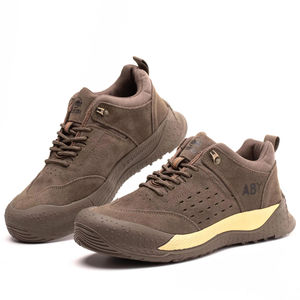 Chaussures de sécurité unisexes JIANKUN de <span class=keywords><strong>haute</strong></span> qualité, anti-écrasement/anti-perforation avec embout en acier, en daim, semelle extérieure en caoutchouc antidérapante et résistante à l'usure - Product Image 2