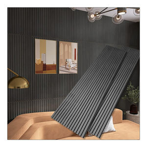 Décoration murale intérieure pour la maison 60x240cm Panneau en <span class=keywords><strong>bois</strong></span> Décoration murale Mdf Akupanel Panneau à lattes acoustiques insonorisées - Product Image 3