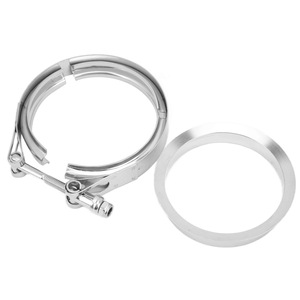Juego de Abrazaderas de Brida de Acero Inoxidable para Turbina S400 S400SXE S475 S480 T4 de 4 Pulgadas para Reparación y Reemplazo del Colector de Admisión - Product Image 1