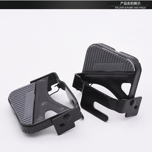 Pédale arrière pliable pour vélo électrique, avec coussinet antidérapant, accessoires universels pour vélo électrique, matériau en fer - Product Image 4