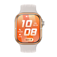 Nouvelle montre connectée 4G avec carte SIM H800, écran AMOLED de 2,06 pouces, batterie de 1000 mAh, prise en charge de WhatsApp, Google, téléchargement gratuit, appareil photo