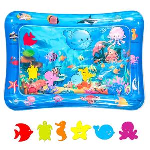 Tapete de Agua Inflable para Bebés, Tapete Sensorial para Jugar, Mundo Submarino, Juguete de Desarrollo Temprano para Bebés - Product Image 3