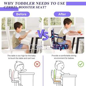 Siège rehausseur de voyage <span class=keywords><strong>pour</strong></span> bébé, compact et léger, avec sangles réglables - Product Image 5