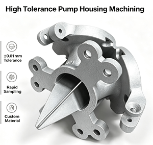 Industrial Aluminum Stainless Steel Metal 3D Printing Service with CNC Machining - Product Image 1