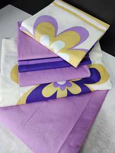 Ensemble de literie King Size 6 pièces, drap-housse imprimé 100% <span class=keywords><strong>coton</strong></span> avec taies d'oreiller pour chambre à coucher, maison, hôtel - Product Image 5