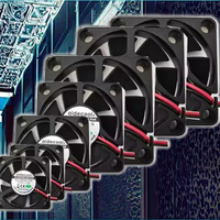 Ventilateur de refroidissement 120x120x25mm 12V 48V à double roulement à billes, haute vitesse, DC axial, pour serveur, convertisseur, industriel, électrique, en plastique