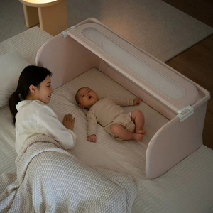 Choc Chick Nouveau Design Universel Anti-Chute Sans Perçage Convertible 2 en 1 <span class=keywords><strong>Barrière</strong></span> <span class=keywords><strong>de</strong></span> <span class=keywords><strong>Lit</strong></span> Bébé Pliable avec Côtés en Maille Certifié CE - Product Image 6