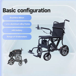 階段登山2025電動車椅子調整可能デザイン脳性麻痺全アルミニウム合金4.5-6 km/h速度12-15km範囲 - Product Image 2