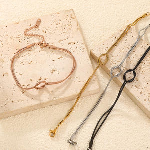 Ingrosso <span class=keywords><strong>nodo</strong></span> infinito regali di san valentino <span class=keywords><strong>nodo</strong></span> <span class=keywords><strong>amore</strong></span> catena di serpente collane braccialetti - Product Image 2