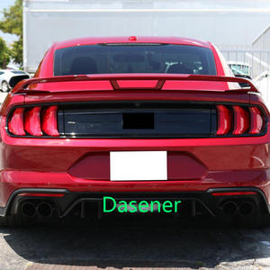 Diffuseur de pare-chocs arrière en PP noir brillant pour <span class=keywords><strong>Ford</strong></span> <span class=keywords><strong>Mustang</strong></span> <span class=keywords><strong>GT</strong></span> GT500 2018-2020, fabriqué par Honghang Factory - Product Image 6