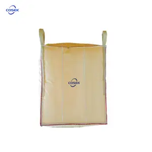 4 Loops Pp Woven 1 Ton Jumbo Fibc Big Bag For Construction And Chemical 1000kg Cement Sling Supplier Super Sack