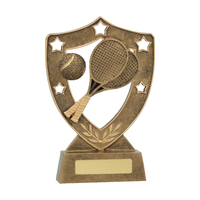 Trofeo de Tenis Personalizado WeiVista, Fabricante de Premios de Raqueta y Pelota de Resina para Torneos de Tenis