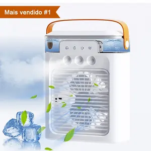 Taşınabilir klima soğutma fanı evaporatif Mini klima Mini Ventilador 3 hız serin sis kişisel HAVA SOĞUTUCU