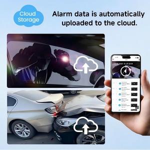 Caméra embarquée intelligente 4G 2K à double objectif avec <span class=keywords><strong>d</strong></span>étection PIR, vision nocturne couleur, H.265, historique de suivi GPS, surveillance de stationnement 24h/24 - Product Image 5