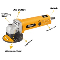 Deko — meuleuse d'angle électrique professionnelle, 720W, pour machine à poncer d'angle 100mm