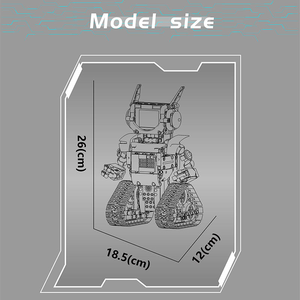 Mould King 15090 530PCS Robot <span class=keywords><strong>Serie</strong></span> RC AI Red Star Interaction Robot Model Building Block Model Technical Toy Festival Gift - Product Image 6