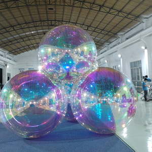 ลูกโป่งเป่าลมพีวีซีทรงกลมลอยสีทองสำหรับงานปาร์ตี้ในโรงเรียนงานเลี้ยงสังสรรค์สำหรับงานแต่งงาน - Product Image 1