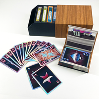 Fabricant de cartes à jouer de luxe Poker Taille Bonne impression Jeu de cartes de poker avec logo personnalisé avec boîte à tiroir
